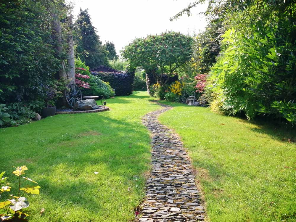 Path leading through top area of Freda's Garden