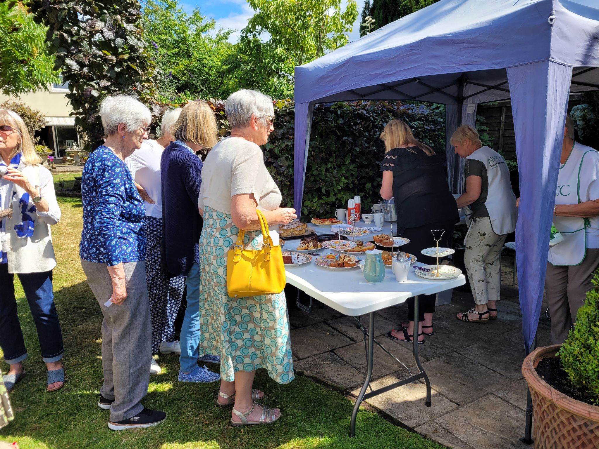 Refreshments stall at Freda's Music in the Garden event